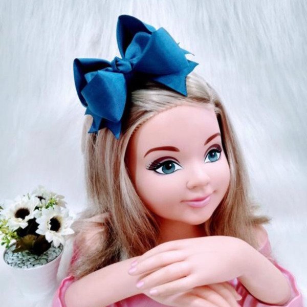 Laço Belli Bico de Pato Azul Royal