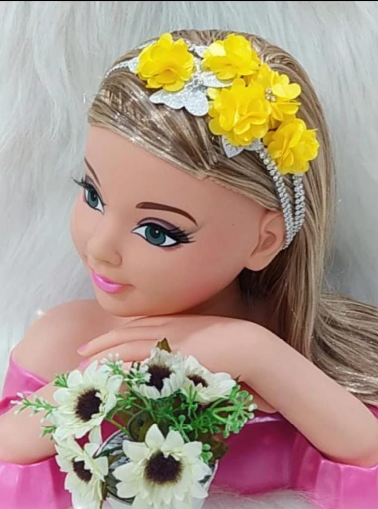 Faixa Belli Jardim  Amarelo com Prata