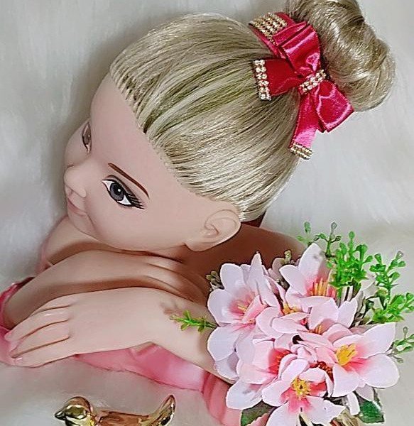 Porta Coque Belli Pink Laço Strass