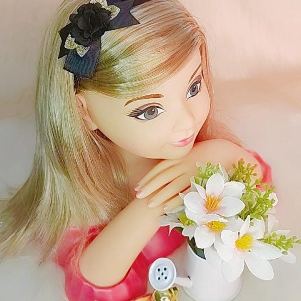 Faixa Belli Florzinha Preto