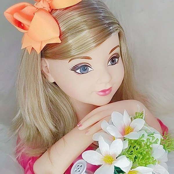 Laço Belli Laranja Neon