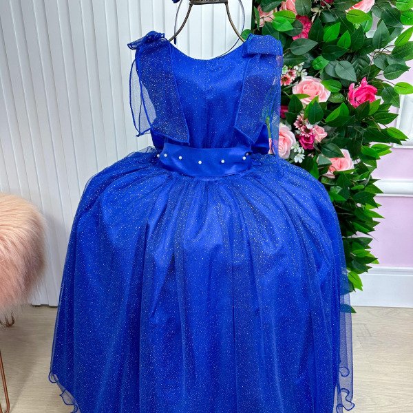 Vestido Marie Longo Mel Azul Royal