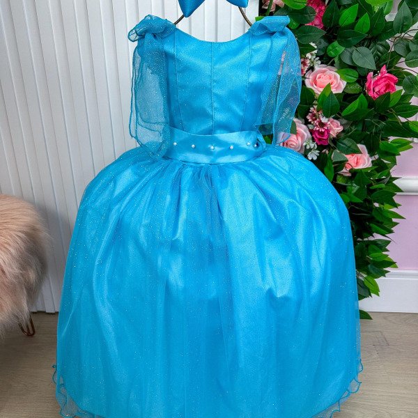 Vestido Marie Longo Mel Azul Tiffany