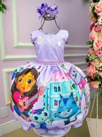Vestido Tematicos da Miss Casa Magica da Gabby
