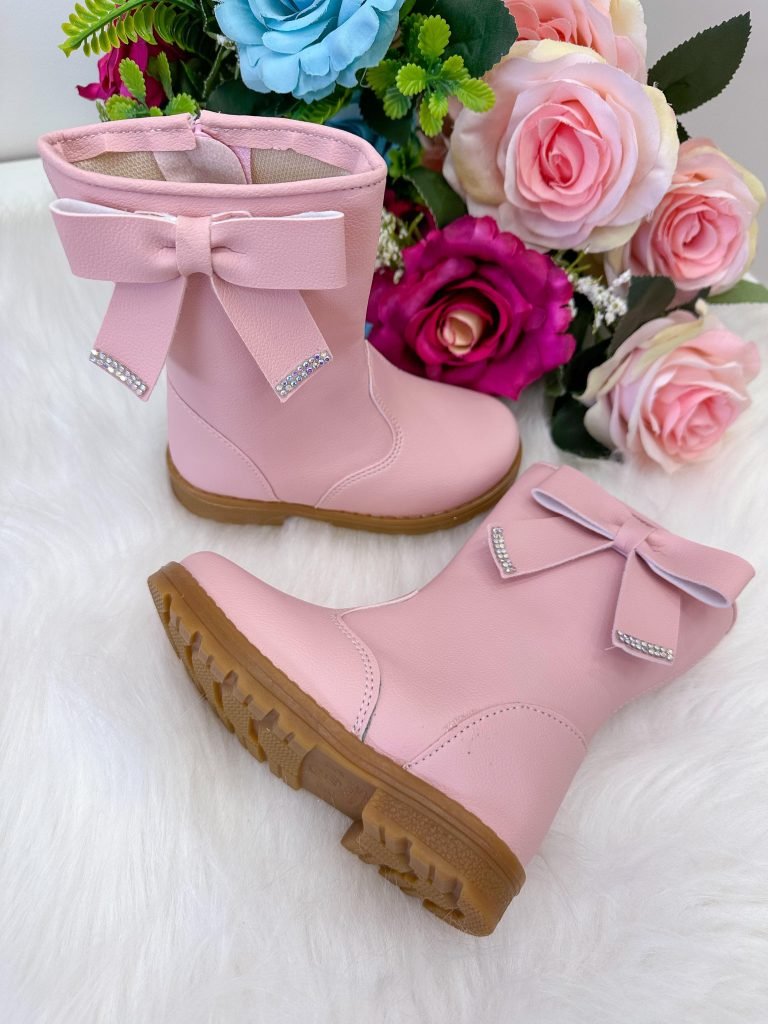 Bota Coturno Ortobaby Lorena Rosa Bebe