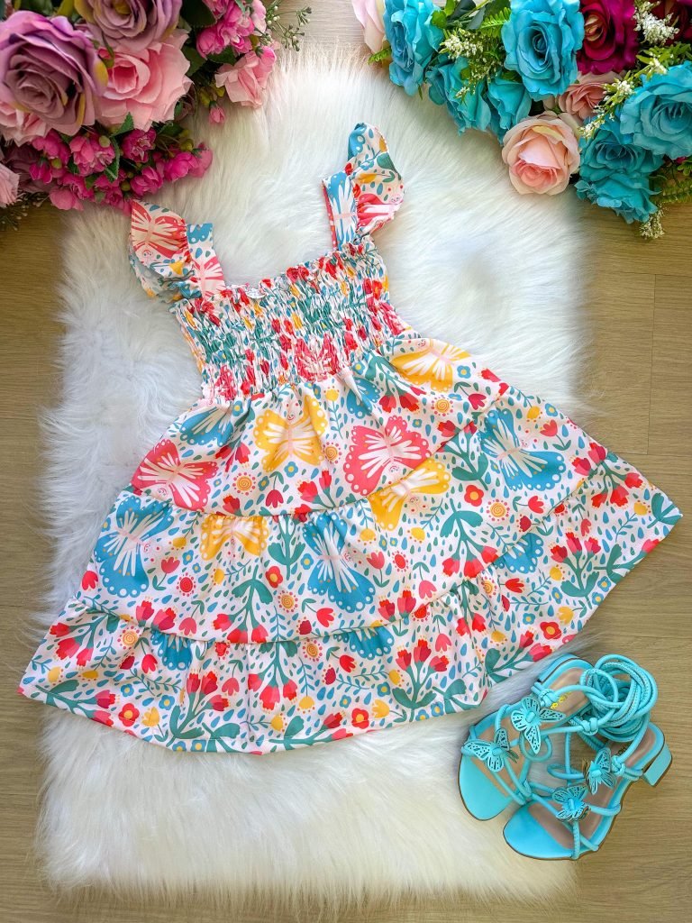 Vestido Ysa Kids Infanto/Juvenil Modinha Bruna