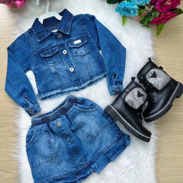Conjunto Blogueirinha Inverno Mavi Jeans