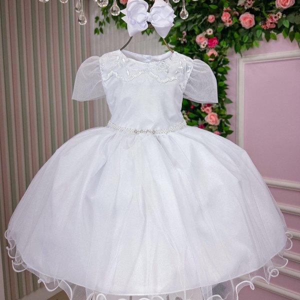 Vestido Marie Branco Carina