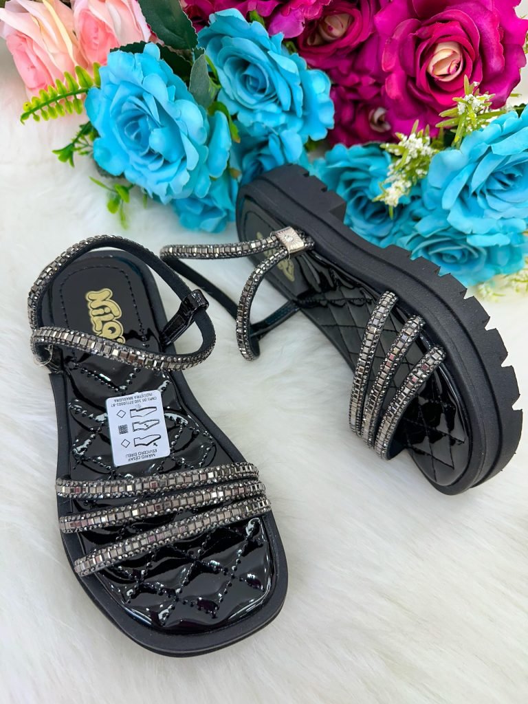 Sandália Nilqi Larissa Preta