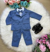 Conjunto Miss Cherry Social Terno – Blaizer Azul