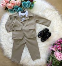 Conjunto Miss Cherry Social Terno – Blaizer Bege