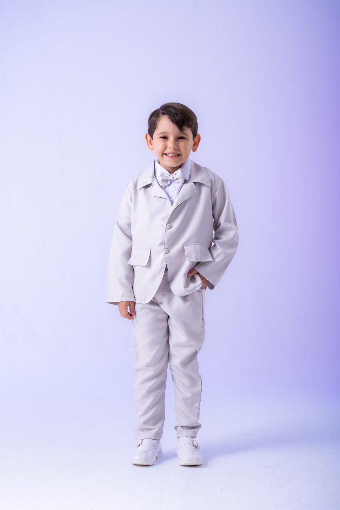 Conjunto Miss Cherry Social Terno – Blaizer Cinza Claro