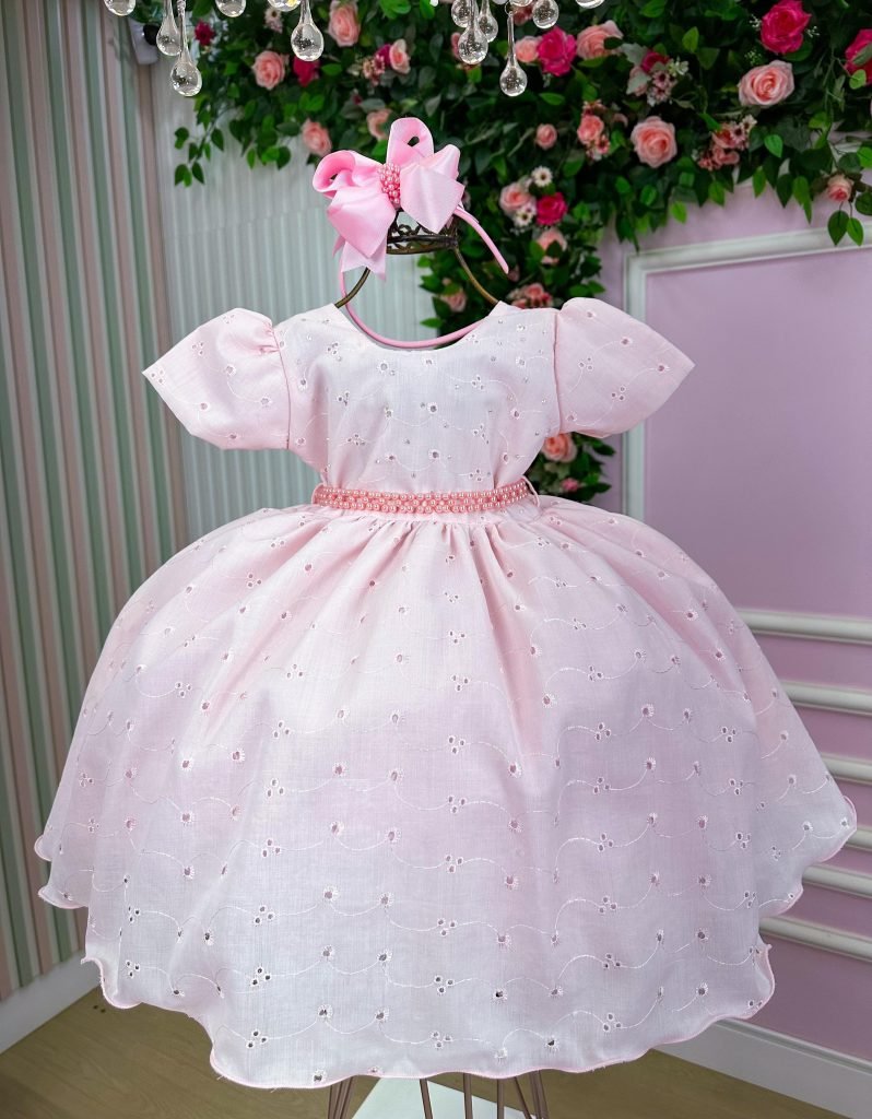 Vestido Miss Cherry Cristal Lese – Laise Rosa Bebe