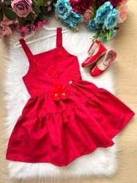 Vestido Blogueirinha Cecilia Vermelho