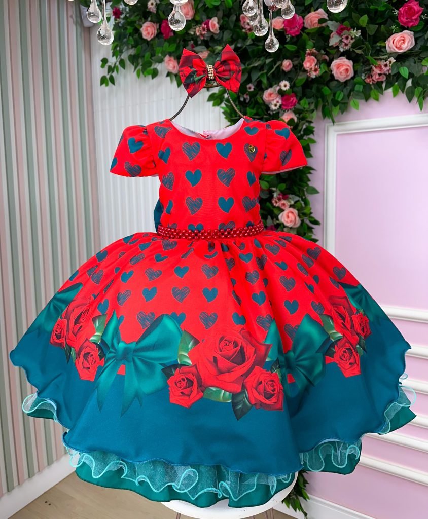 Vestido Mimadine Melissa Natal Vermelho