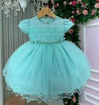 Vestido Menina Bonita Elaine Verde Menta