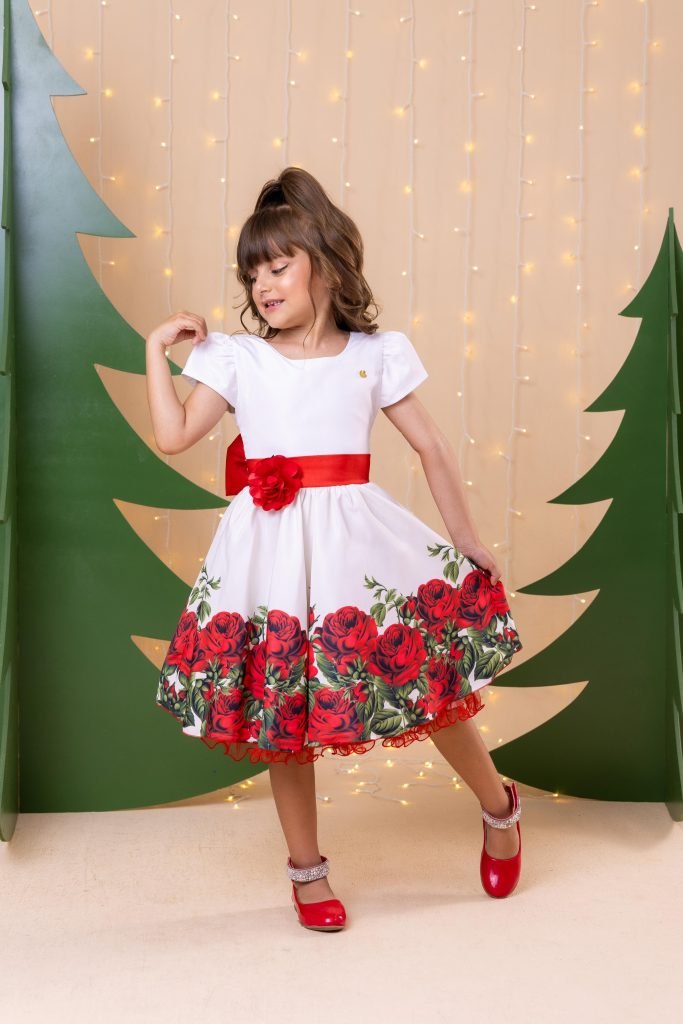 Vestido Banana Club Fernanda Branco Floral