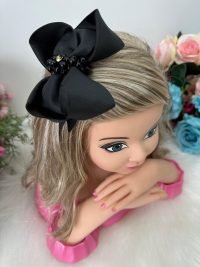 Laço Belli Strass Maria Alice Preto