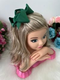 Laço Belli Strass Maria Alice Verde Bandeira