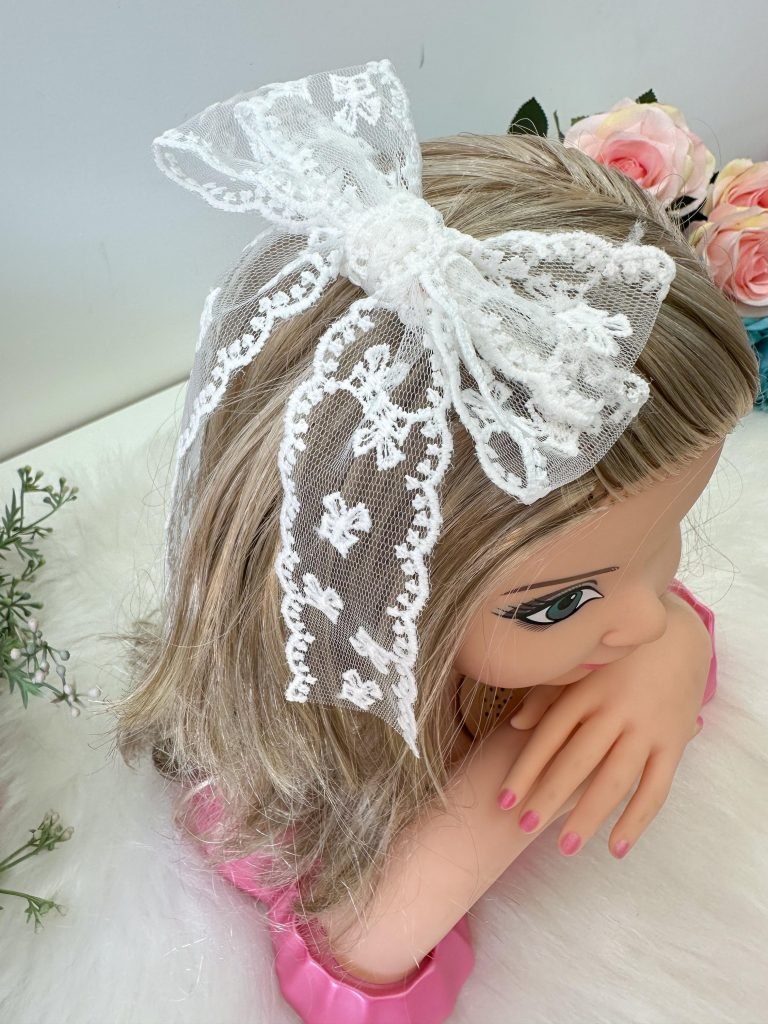 Laço Belli Jessica Renda Branco