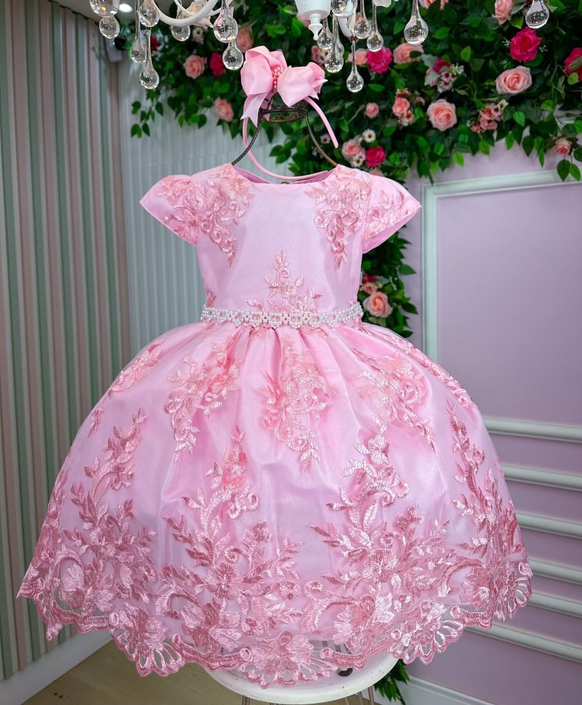 Vestido Marie Realeza Mari Rosa Bebe