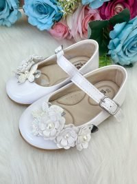 Sapatilha Doce Pe Juju Jardim Encantado Branca Modelo 2