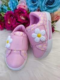 Tênis Encanto de Criança Florzinha Rosa
