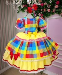 Vestido Junino Mimadine Luxo Lucia