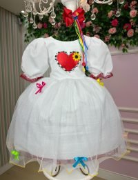Vestido Junino Banana Club Luxo Arraial dos Apaixonados