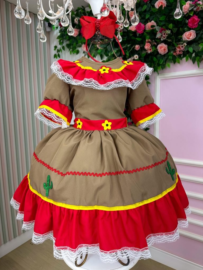 Fantasia Junino Princesa Belli Cangaceira/Maria Bonita