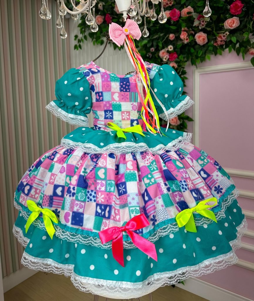 Vestido Junino Mimadine Luxo Pietra