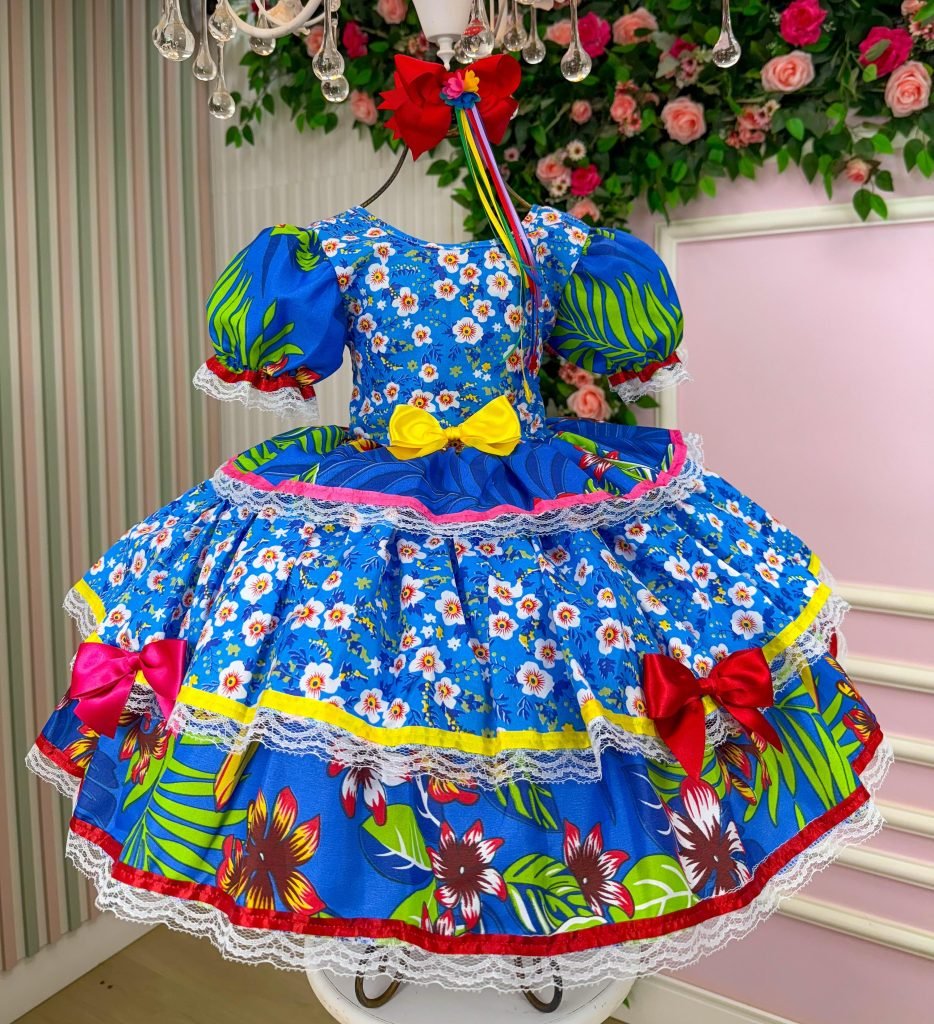 Vestido Junino Mimadine Luxo Lorena