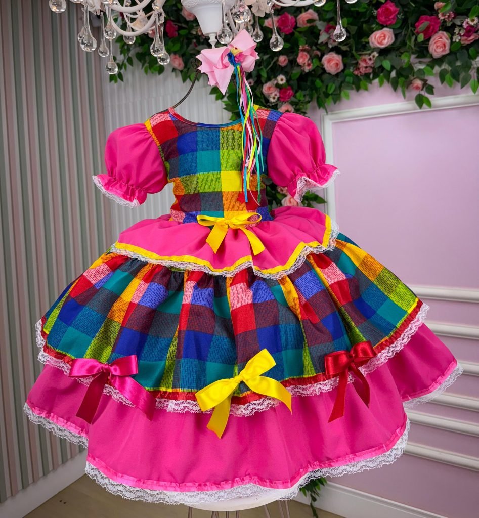 Vestido Junino Mimadine Luxo Luciana