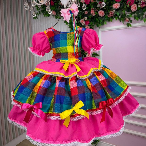 Vestido Junino Mimadine Luxo Luciana