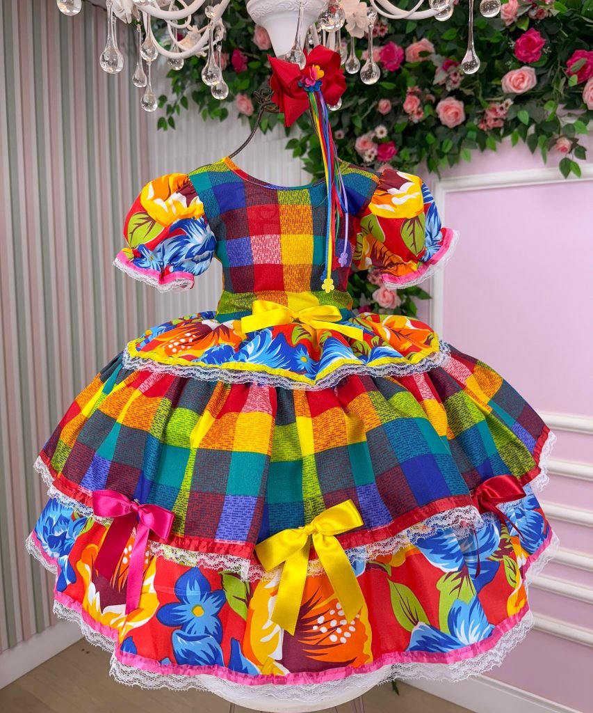 Vestido Junino Mimadine Luxo Silvana