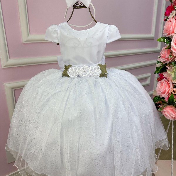 Vestido Juvenil Vila Lele Luiza Branco