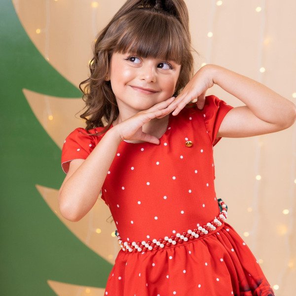 Vestido Banana Club Natal Natasha Vermelho