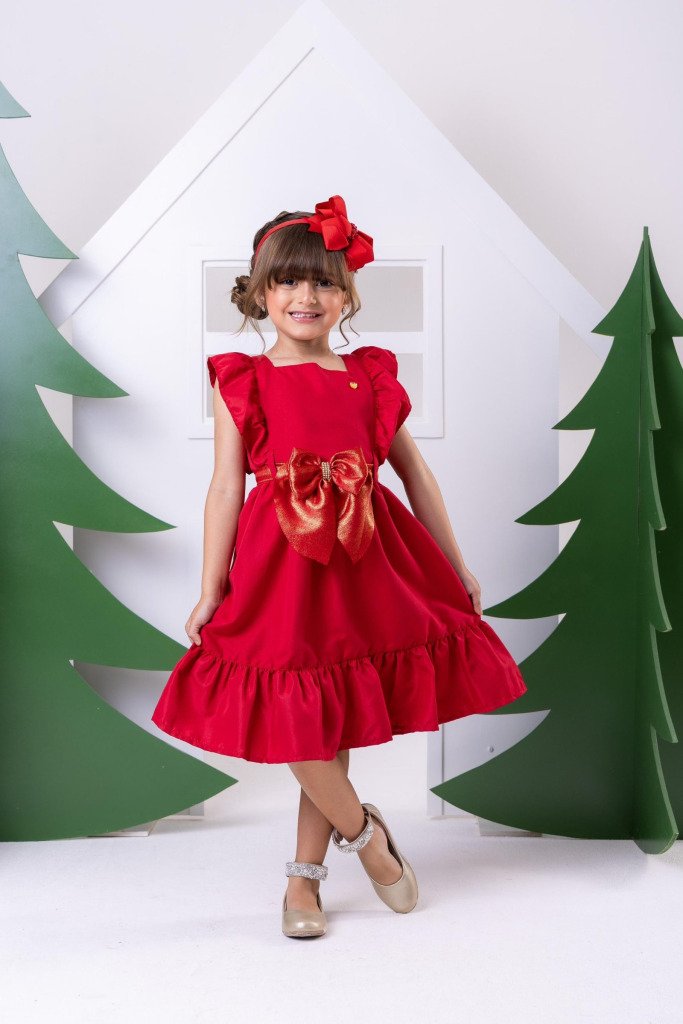 Vestido Blogueirinha Natali Vermelho – Natal