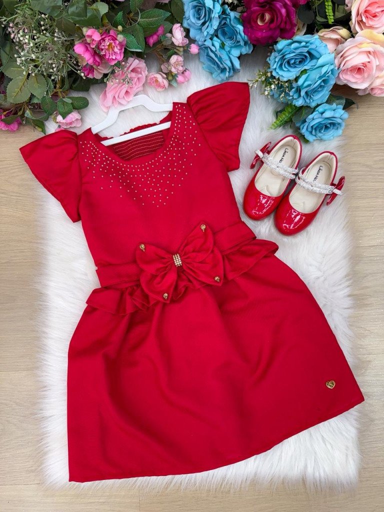 Vestido Blogueirinha Tayla Vermelho