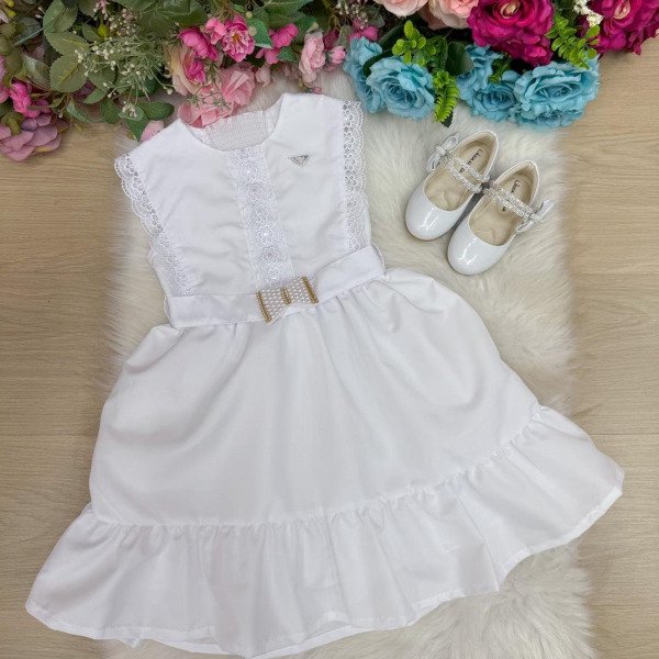 Vestido Blogueirinha Valeria Branco
