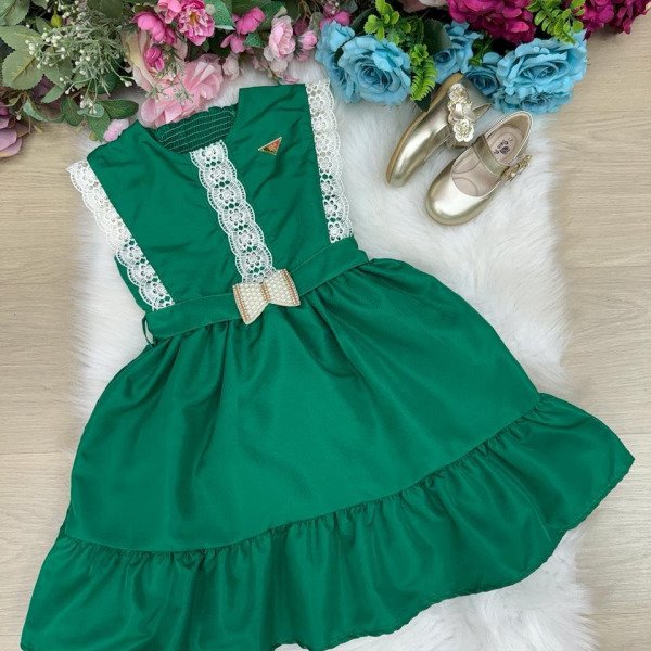 Vestido Blogueirinha Valeria Verde