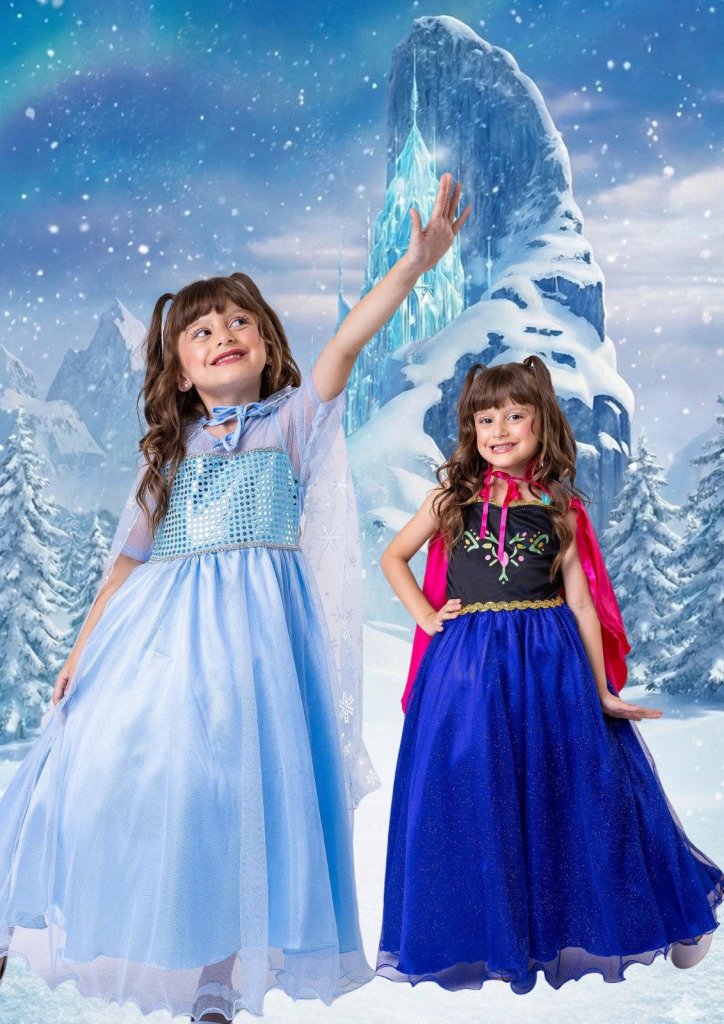 Fantasia Princesa Belli Frozen + Saiote