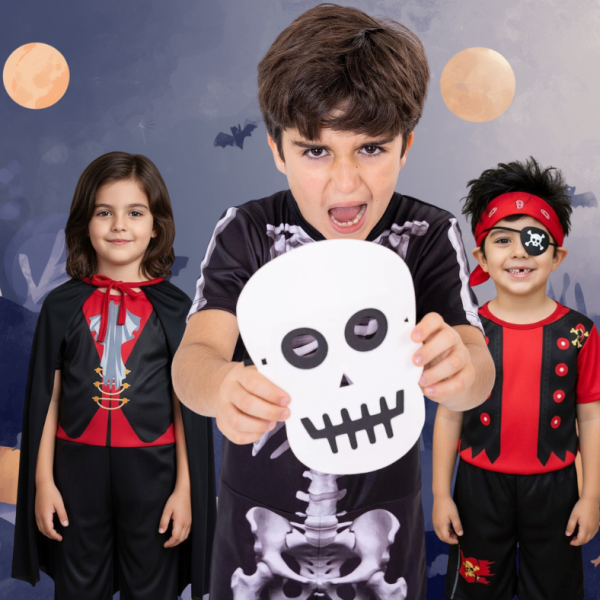 Fantasia Menino Temático Halloween