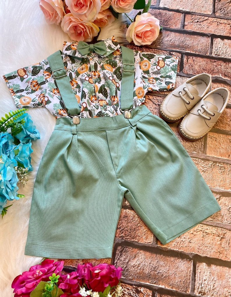 Conjunto Temáticos Meninos Safari