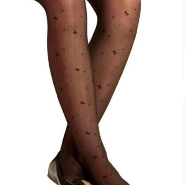 Meia Calça Fio 20 Trifil Juvenil Preto Gravatinha