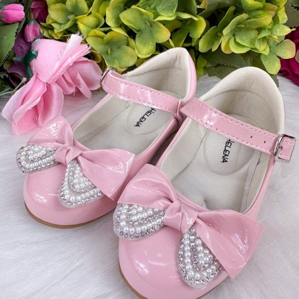 Sapatilha Flor Di MIla Carol Rosa Bebe