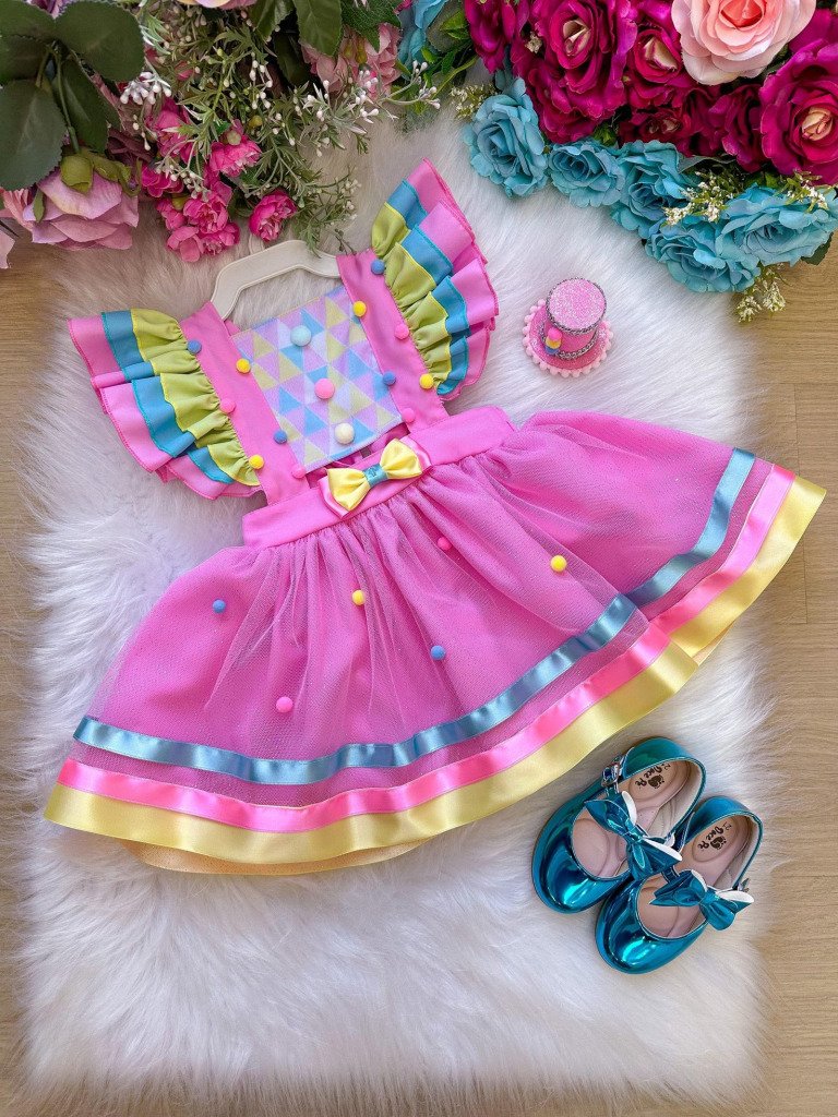Romper/Vestido Princesa Circo -Doces -Doceria – Candy