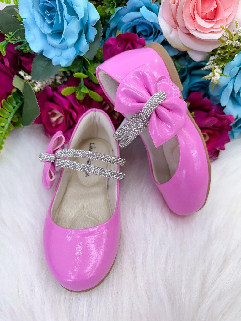 Sapatilha Flor Di MIla Maya Rosa Chiclete