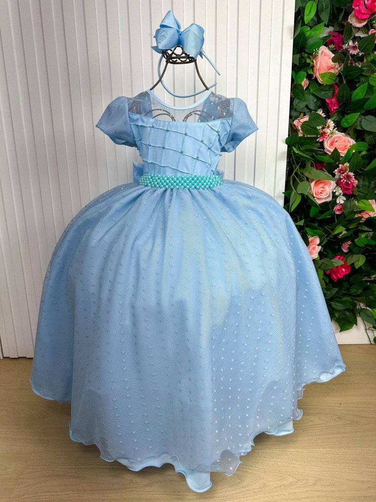 Vestido Giovanella/Giovanela Sonia Longo Azul Bebe