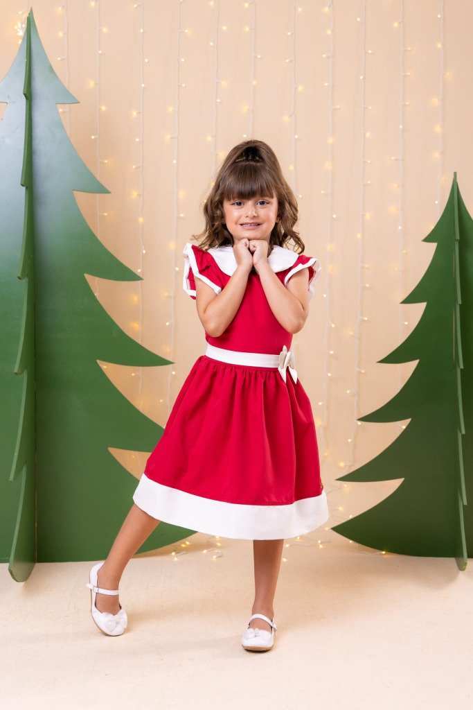 Vestido Blogueirinha Camile Vermelho – Natal
